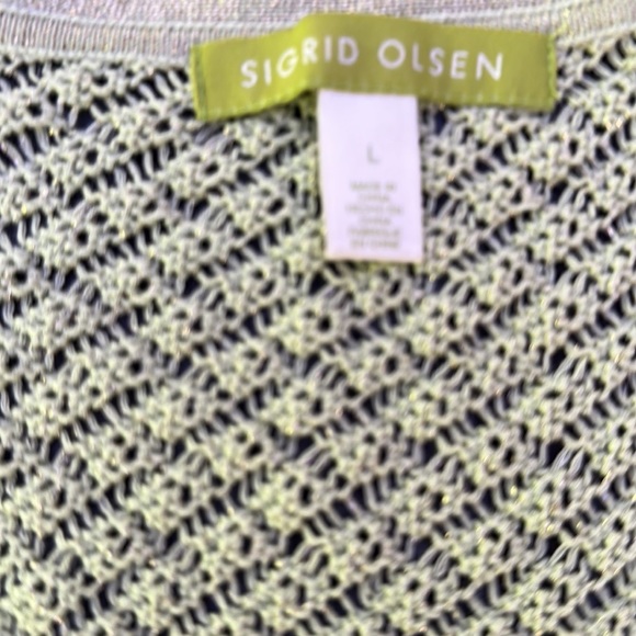 Vintage Sigrid Olsen Sparkly Cardigan & Tank - Picture 3 of 12